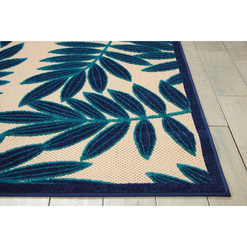 Nourison Aloha Floral Leaf Outdoor Area Rug