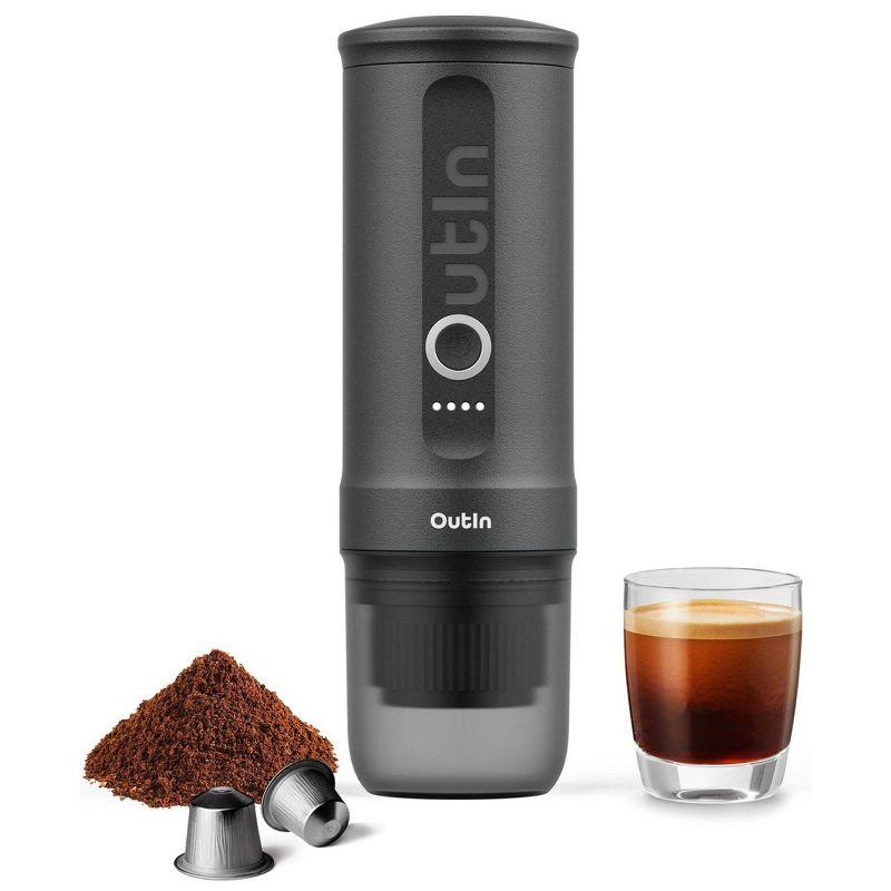 OutIn Nano Portable Electric Espresso Machine Space Gray