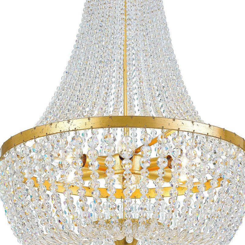 Crystorama Lighting Rylee 6 - Light Chandelier in  Antique Gold