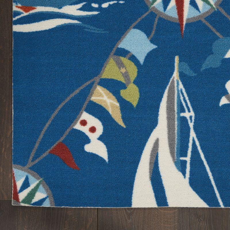 Waverly Navy Outdoor Area Rug