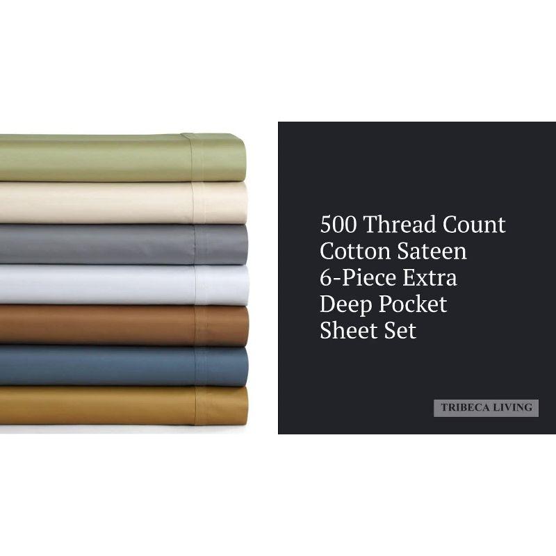 Egyptian Cotton Sateen Sheet Set