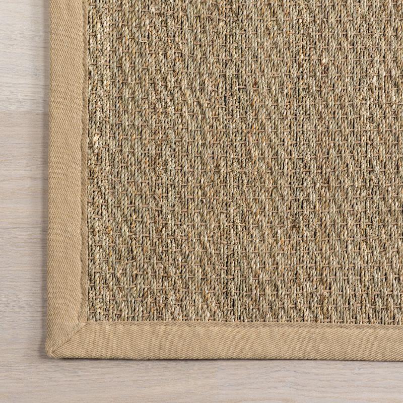 Nuloom Elijah Farmhouse Seagrass Indoor Area Rug, Round 4', Beige