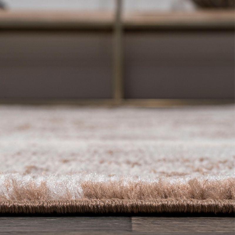 3'x5' Rosalia Cottage Medallion Area Rug, Brown/Cream - JONATHAN Y