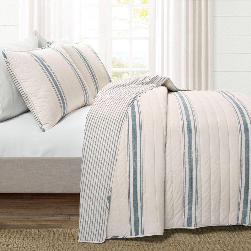 Apollo Standard Cotton Reversible 3 Piece Comforter Set