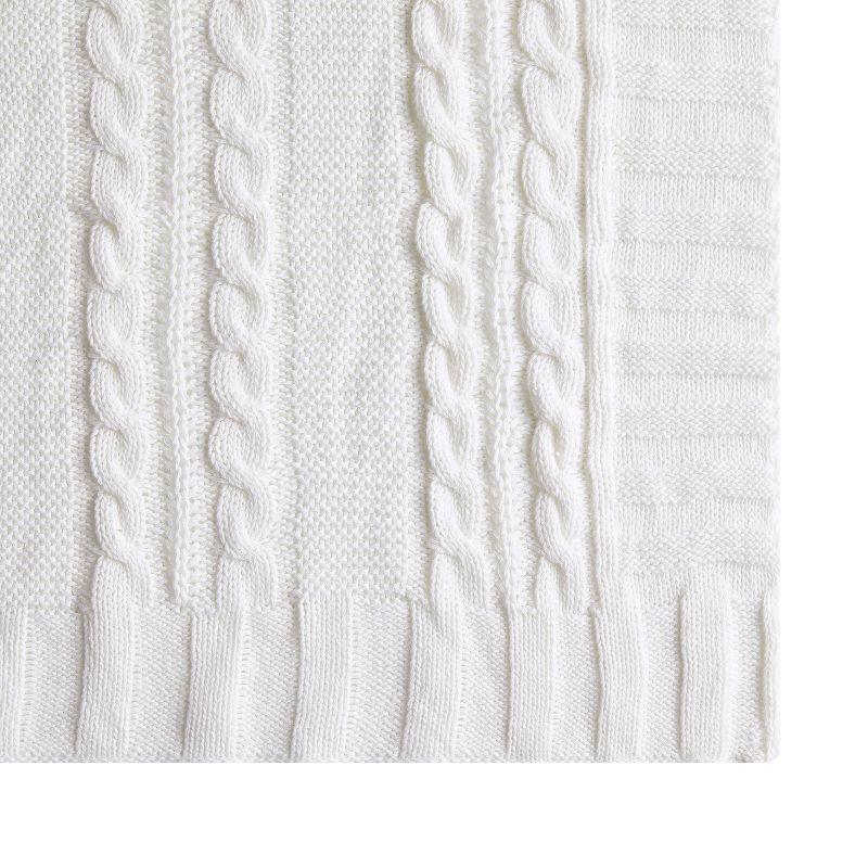 VCNY Dublin Cable Knit Throw Blanket, 50" x 70"