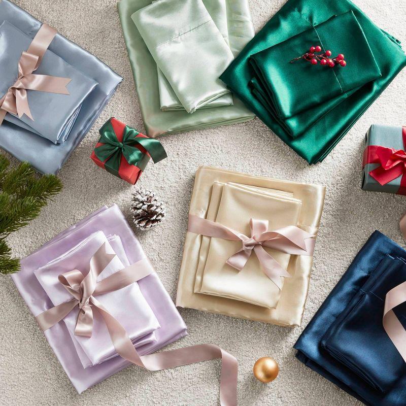 Madison Park Essentials Satin Luxury Sheet Set