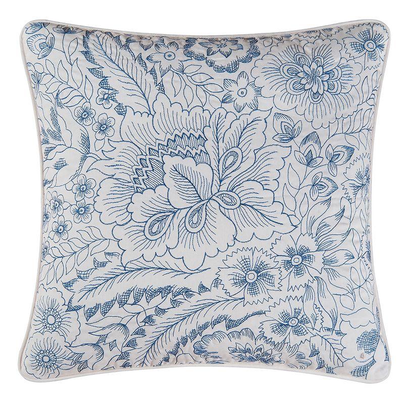 C&F Home 18" x 18"  Clementina Dusk Embroidered Throw Pillow