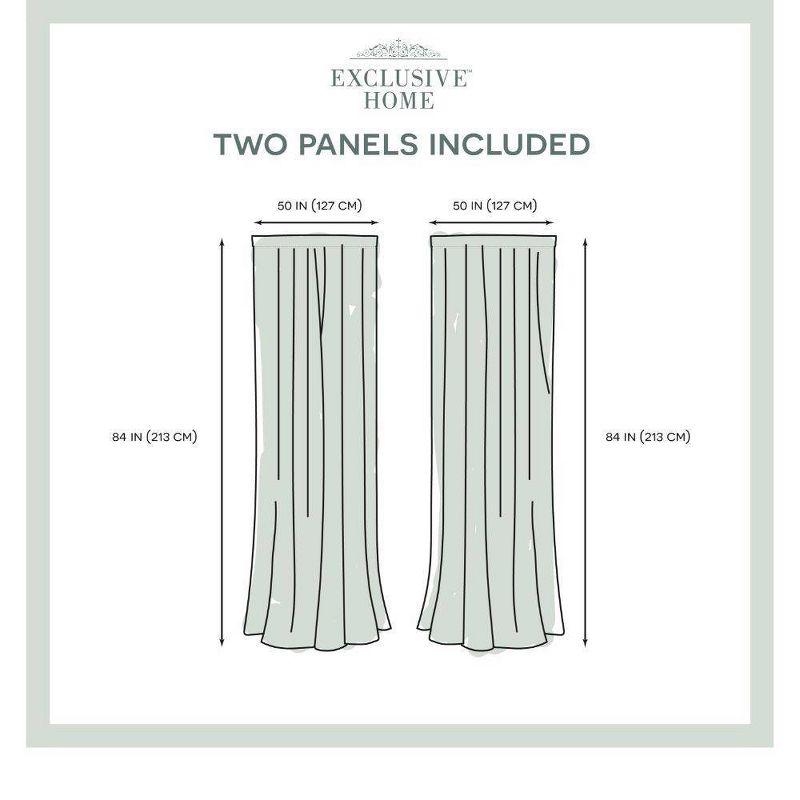 Nicole Miller Nicole Miller Belfry Sheer Rod Pocket Top Curtain Panel (Set of 2)