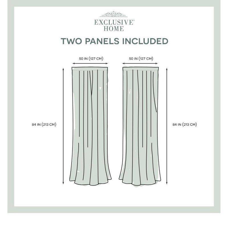 Belfry Rod Pocket Sheer Window Curtain Panels - Nicole Miller