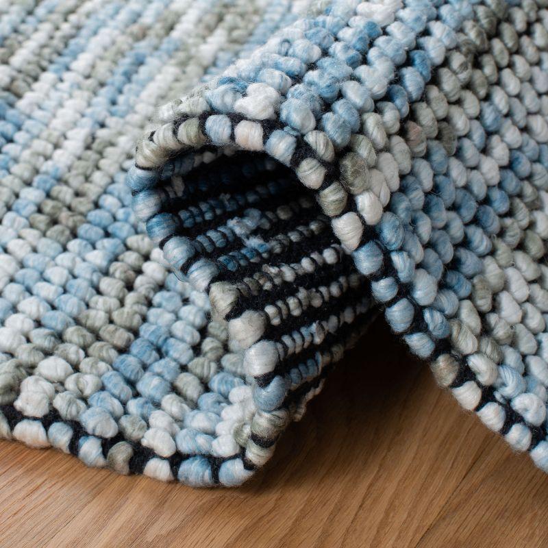 Natura NAT551 Hand Tufted Indoor Area Rug - Blue/Ivory - 8'x10' - Safavieh