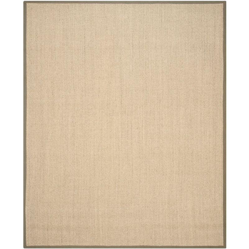 Natural Fiber NF443 Power Loomed Area Rug - Natural/Green - 8'9"x11'9" - Safavieh.