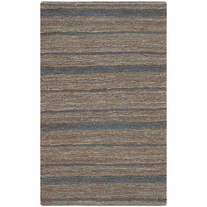 Organic ORG115 Hand Knotted Accent Rug Blue 3' X 5' - Safavieh.