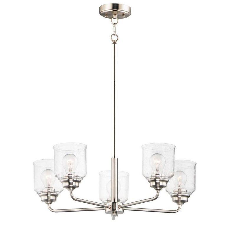 Maxim Lighting Acadia 5 - Light Chandelier in  Satin Nickel