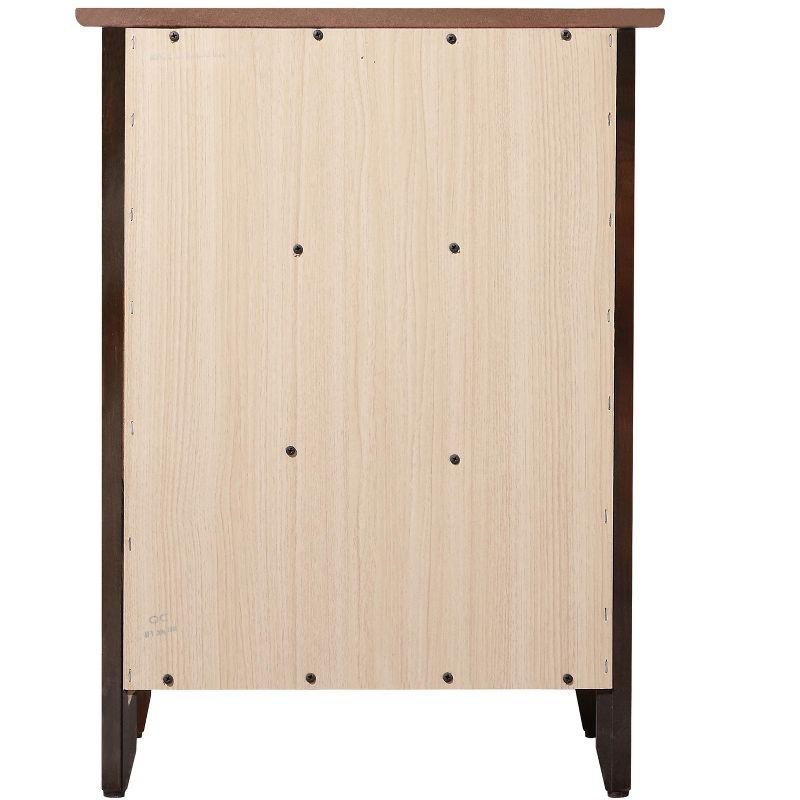 Passion Furniture Daniel 3-Drawer Nightstand (25 in. H x 19 in. W x 15 in. D)