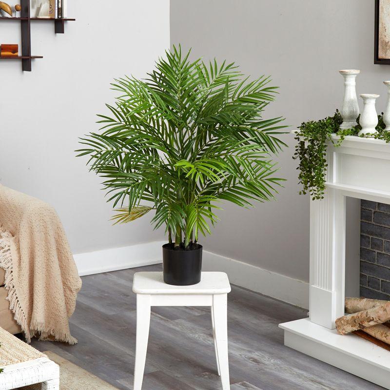 Nearly Natural 3-ft Areca Silk Palm Tree