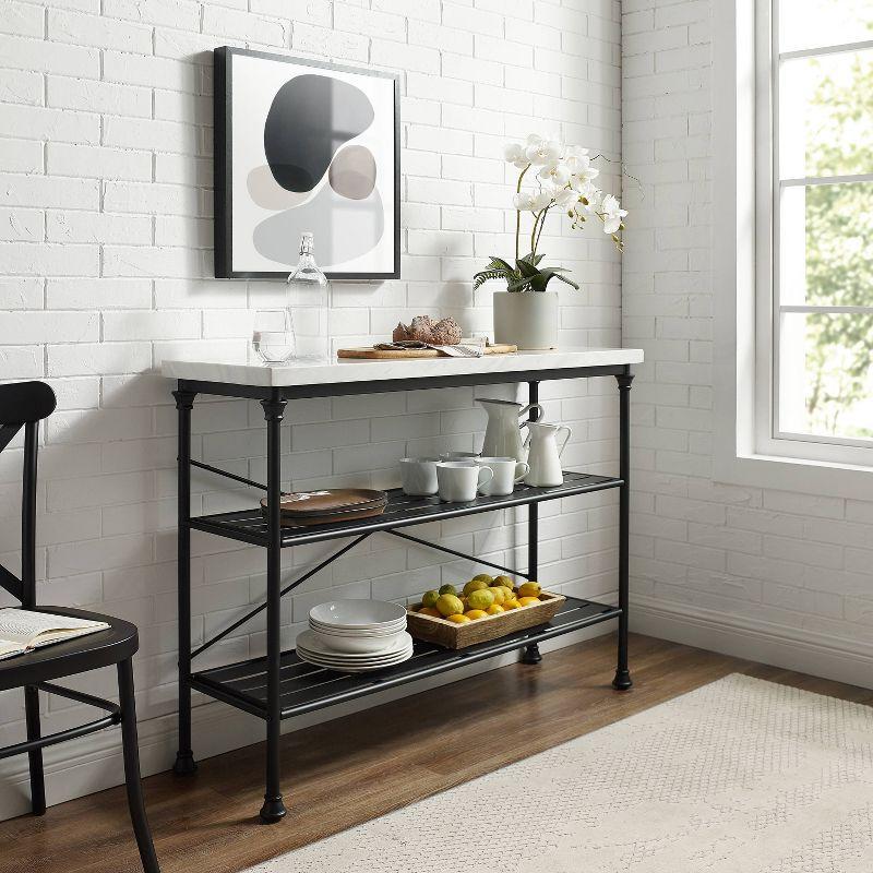 Madeleine Console Matte Black - Crosley