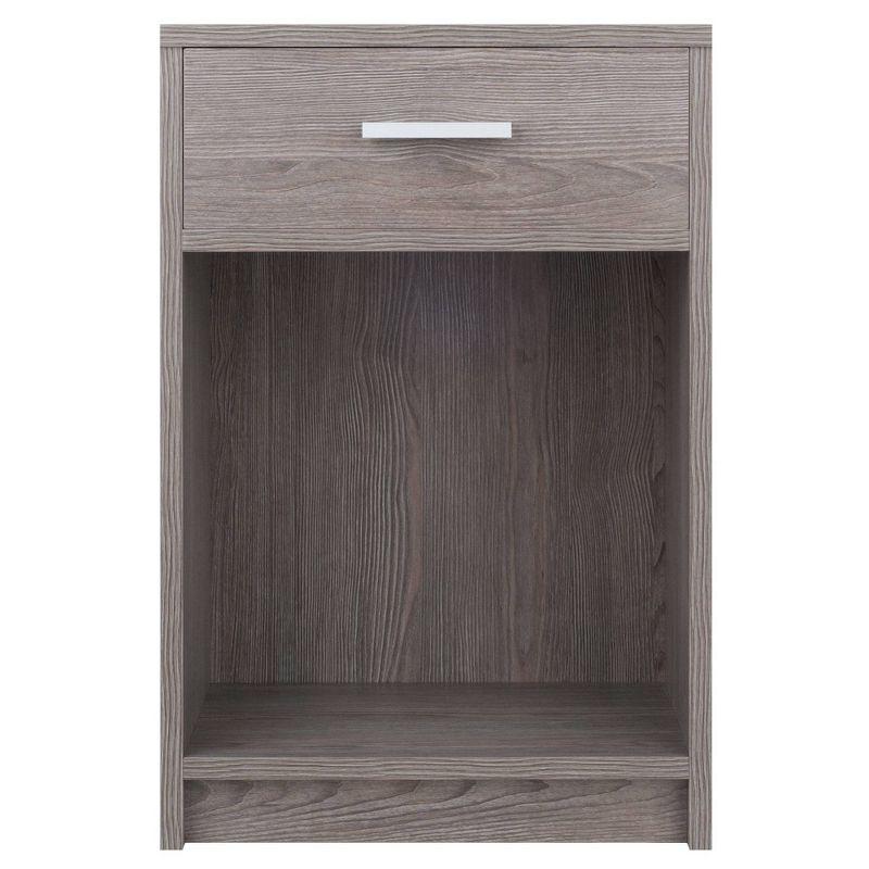 Rennick Accent Table Ash Gray - Winsome: Sturdy Side Storage, Home Office Compatible