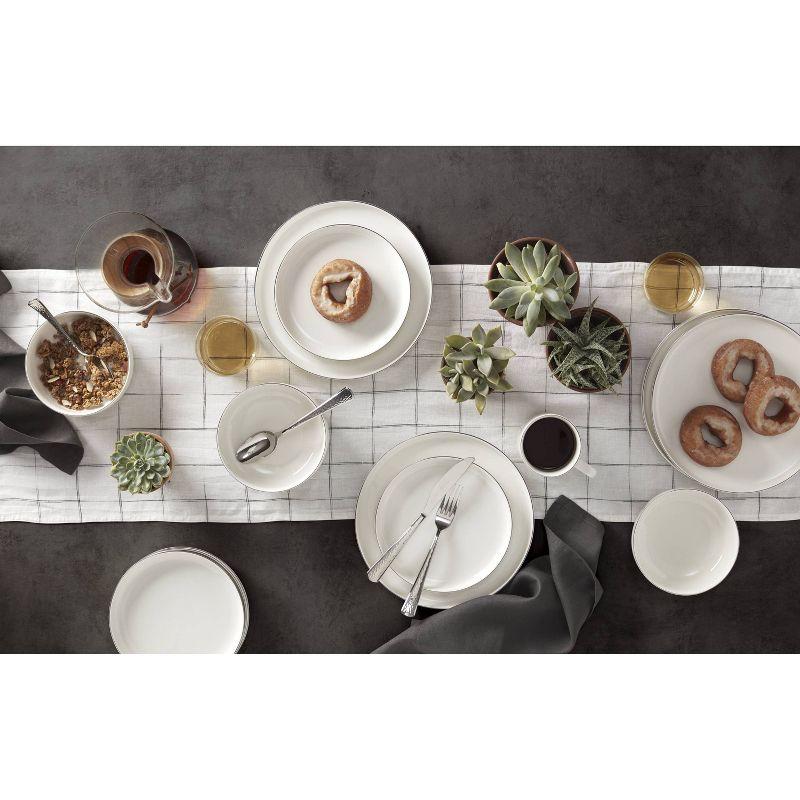 Oneida Oneida 24 Seven Black Rim Mugs, Set Of 4