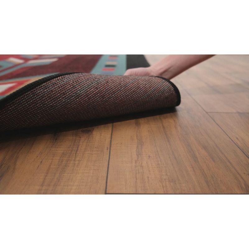 Home Dynamix Premium Sakarya Traditional Medallion Area Rug, Red/Black, 3'7"x5'2"