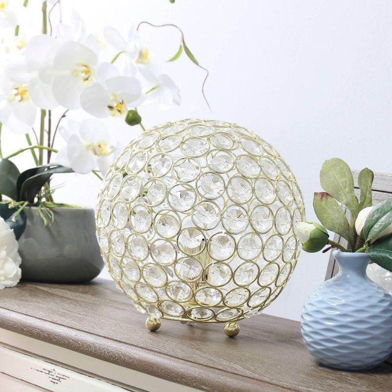 Crystal Ball Sequin Table Lamp - Elegant Design