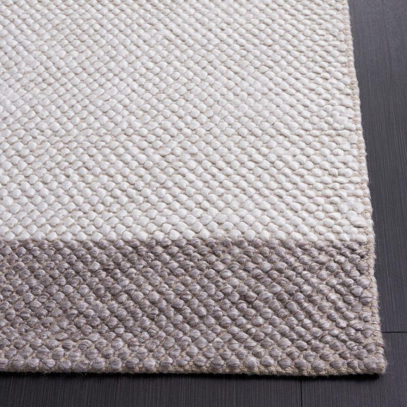 Natura NAT324 Flat Weave Indoor Area Rug - Ivory/Brown - 4'x6' - Safavieh