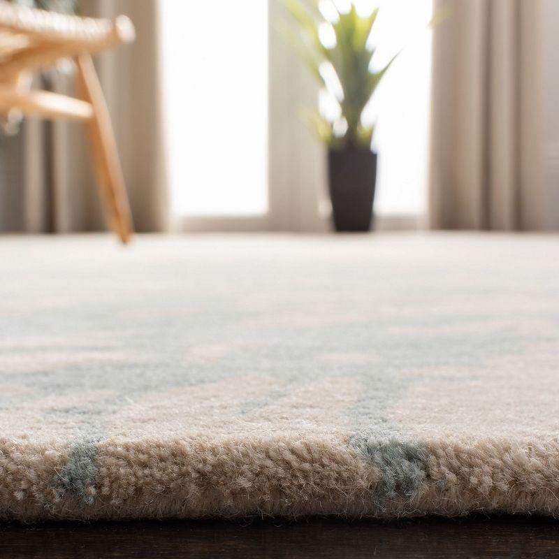 Bella BEL115 Hand Tufted Area Rug - Beige/Blue - 8'9"x11'9" - Safavieh..