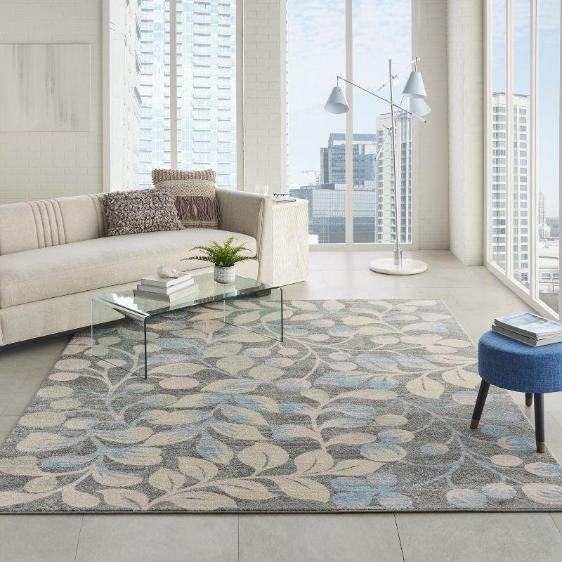 Nourison Tranquil Botanical Vine and Bloom Indoor Area Rug