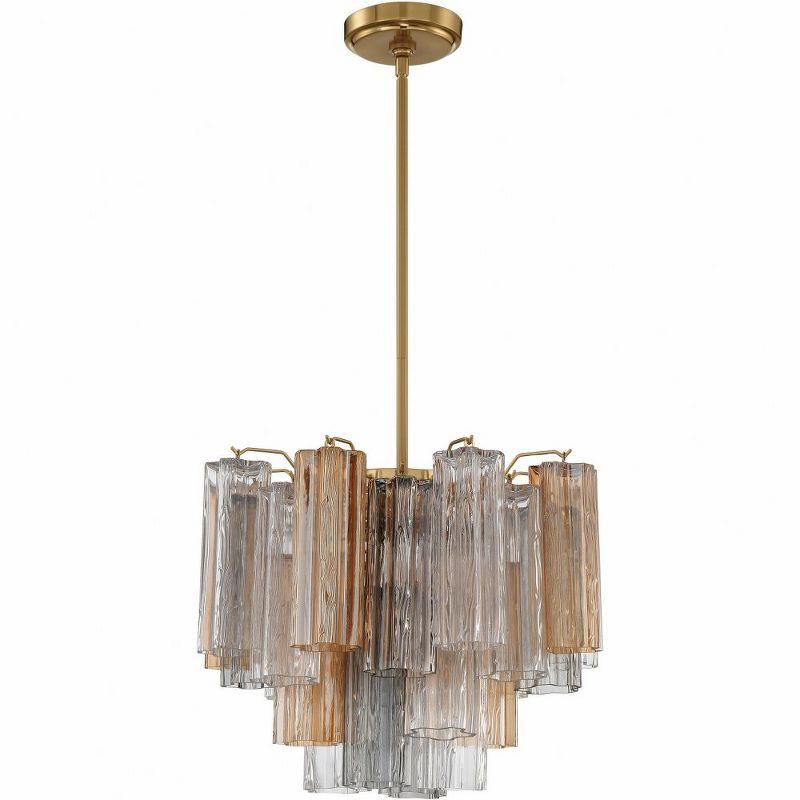 Crystorama Lighting Addis 4 - Light Chandelier in  Aged Brass