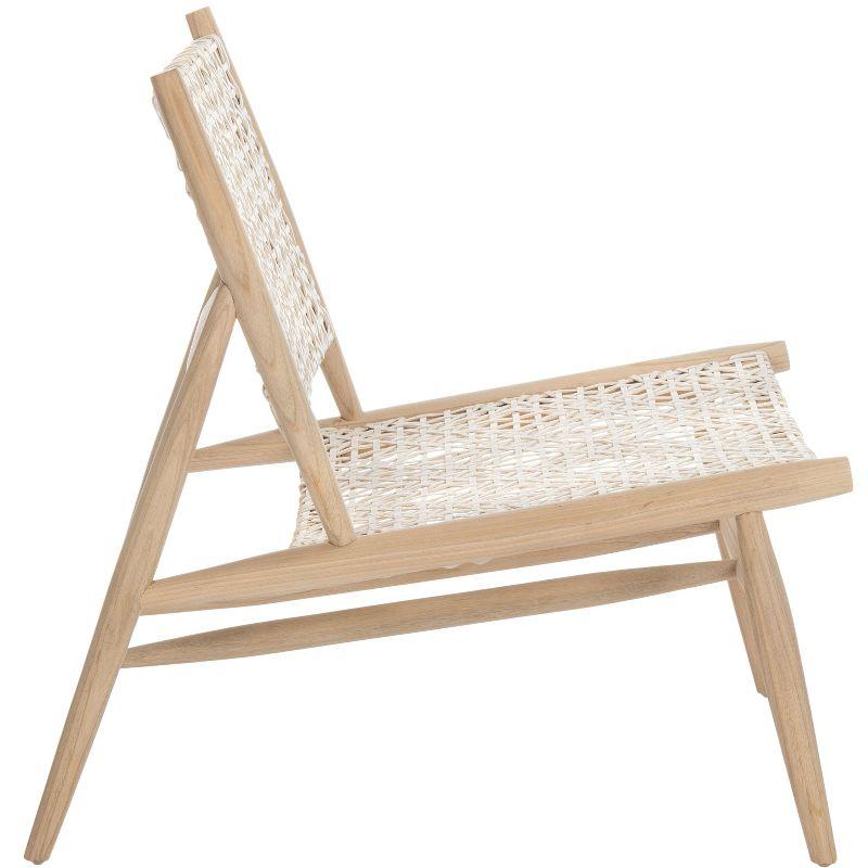 Bandelier Accent Chair - ACH1000 - Light Natural/White - Safavieh