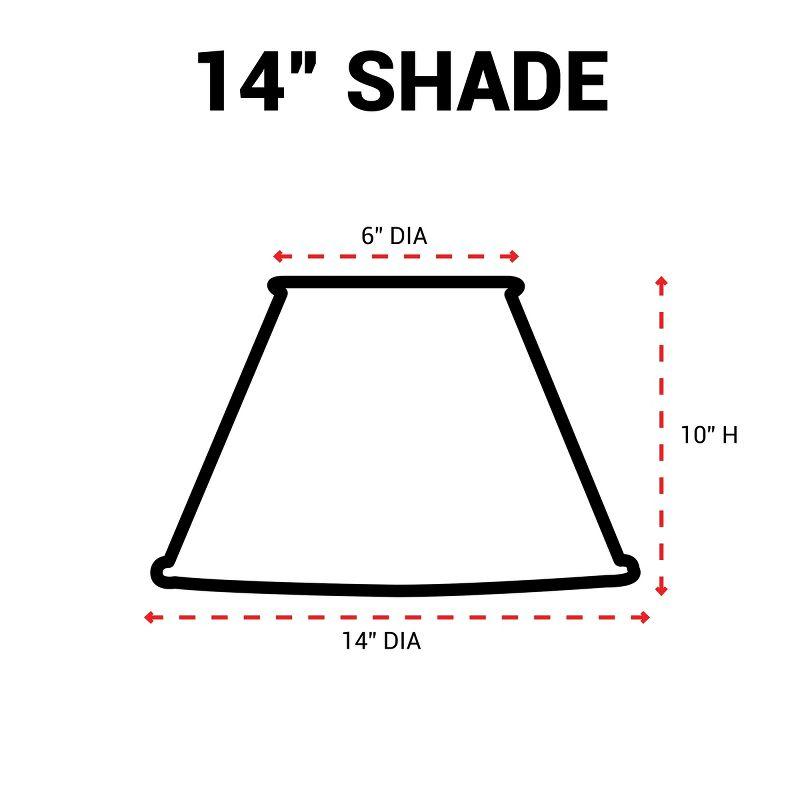 Park Designs Metal Dot Dash Shade - 14" - Black