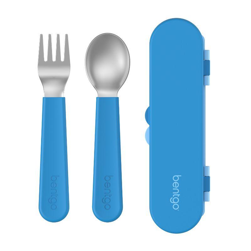 Bentgo Kids' Stainless Steel Utensil - Blue