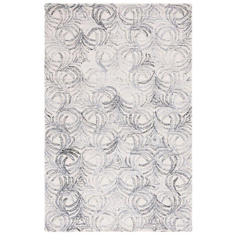 Jardin JAR728 Hand Tufted Accent Rug - Ivory/Grey - 3'x5' - Safavieh