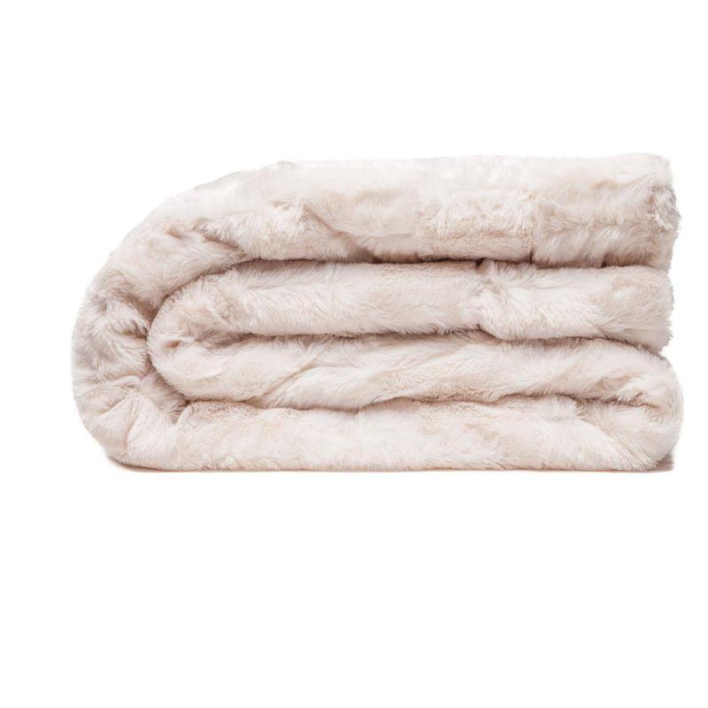 Chanasya Faux Fur Throw