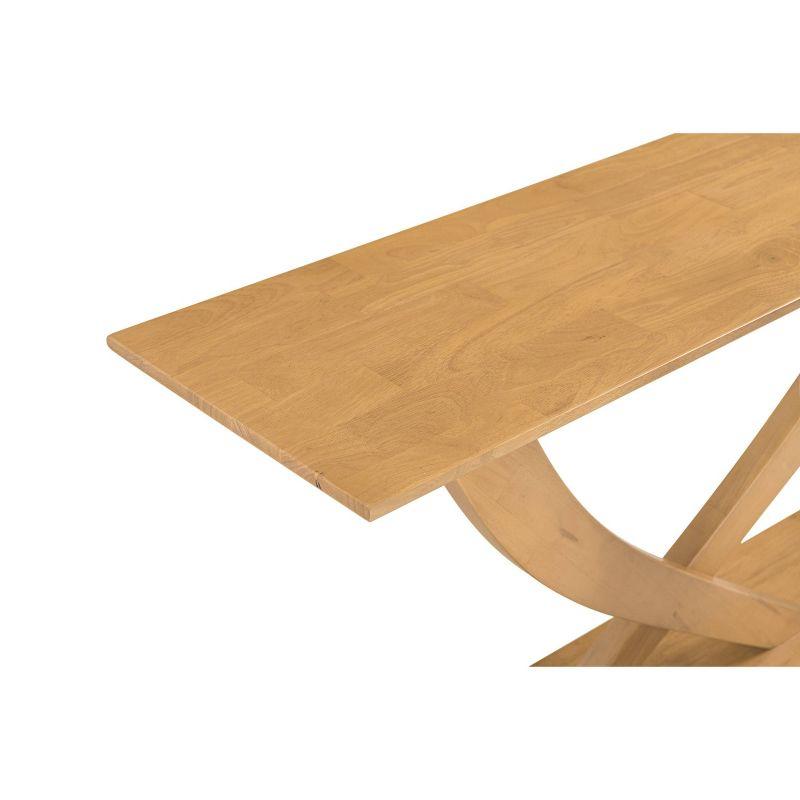 Rasmus Console Table Honeycomb - Boraam: Acacia Wood, Transitional Style, for Living Room & Hallway