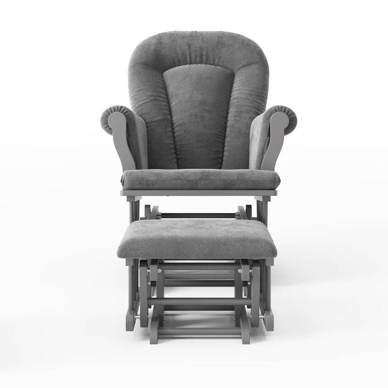 Child Craft Cozy Glider Rocker and Ottoman