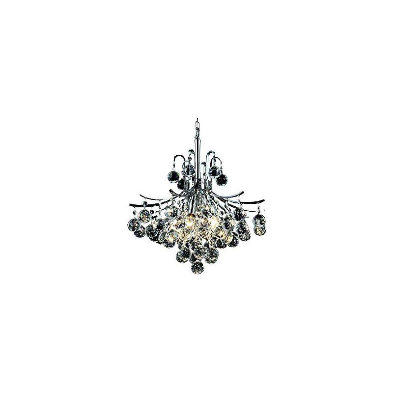 Elegant Lighting Toureg 6 light Chrome Pendant Clear Royal Cut Crystal