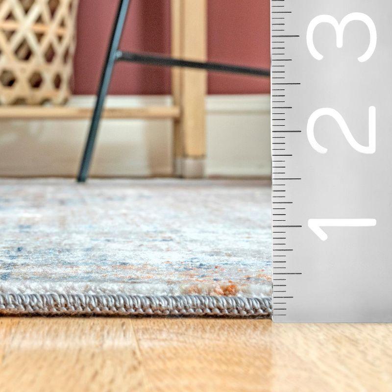 Nuloom Galilea Mottled Mast Medallion Indoor Area Rug 5x7, Gray