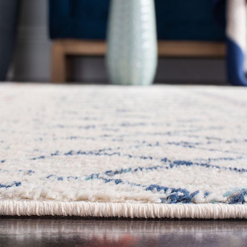 Madison 700 MAD798 Power Loomed Indoor Area Rug - Ivory/Dark Blue - 8'x10' - Safavieh