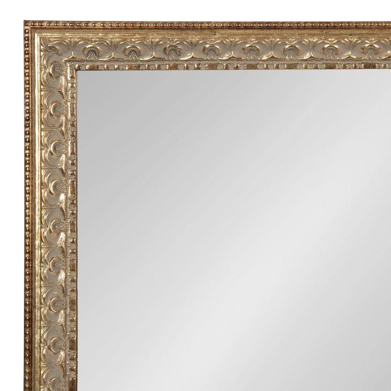 20"x30" Antique Gold Ornate Rectangular Wall Mirror