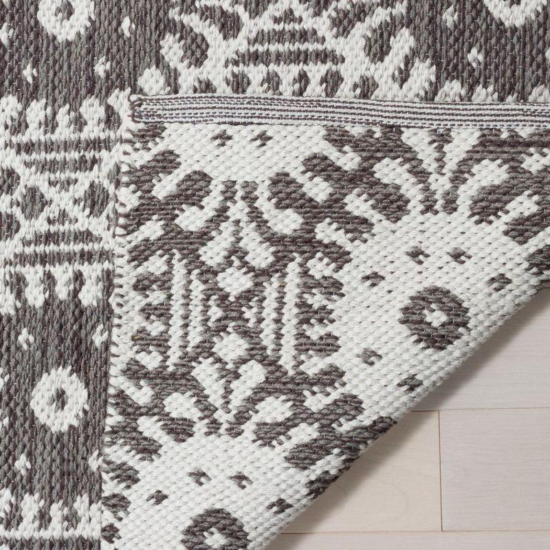 Montauk MTK612 Hand Woven Indoor Accent Rug - Charcoal/Ivory - 3'x5' - Safavieh