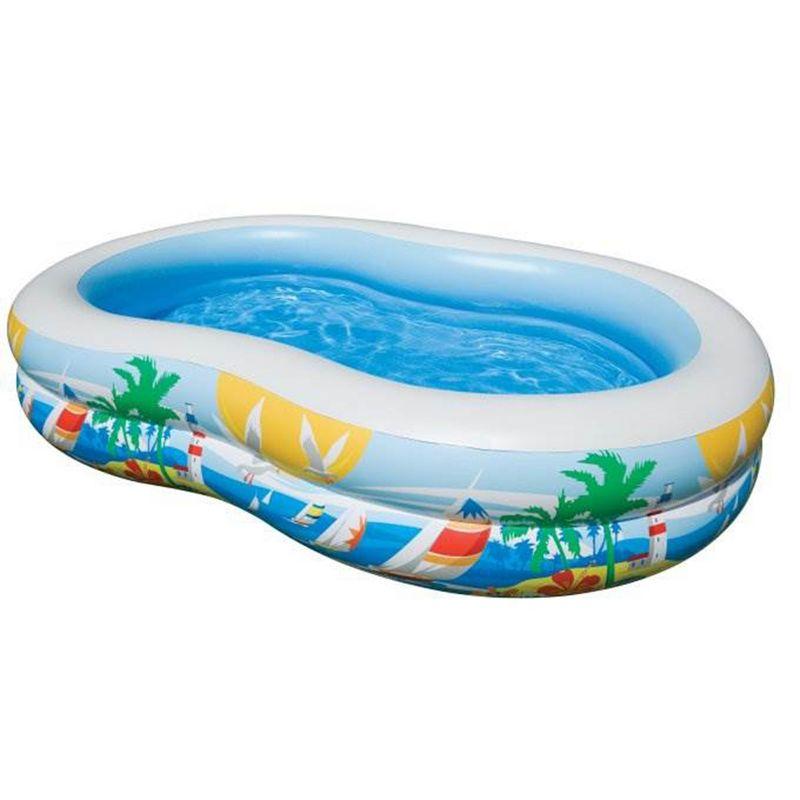 Intex 8.6ft x 5.25ft Inflatable Ocean Side Swimming Pool