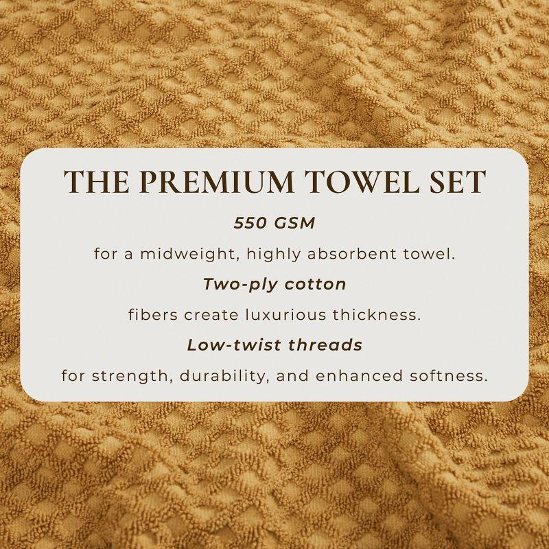 FreshFolds Ultra-Soft & Absorbent 100% Cotton Towel Set