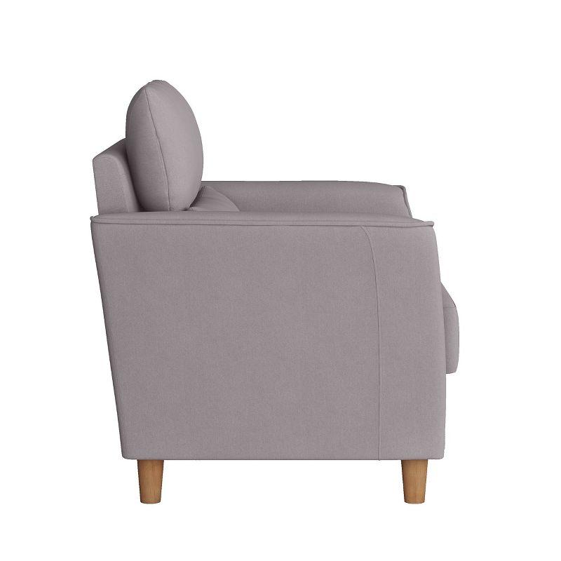 Georgia Upholstered Accent Armchair and a Half - CorLiving