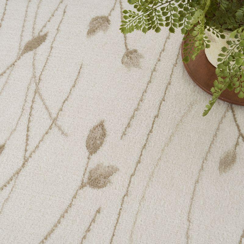 Nourison Grafix Flowing Vines and Blooms Indoor Area Rug