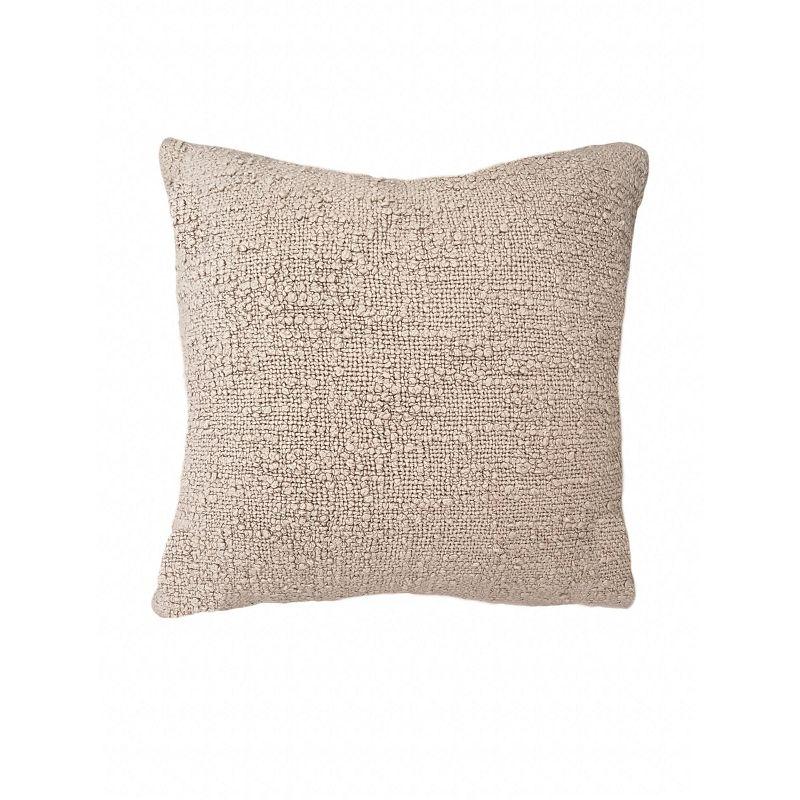 Cozy Textured Cotton Reversible Pillow Cover