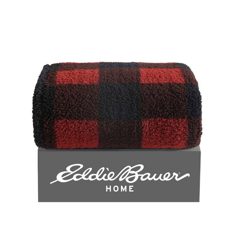 50"x60" Cabin Plaid Reversible Throw Blanket - Eddie Bauer