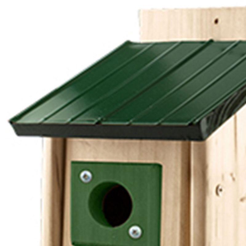 Wood Freestanding Decorative Bird Feeder