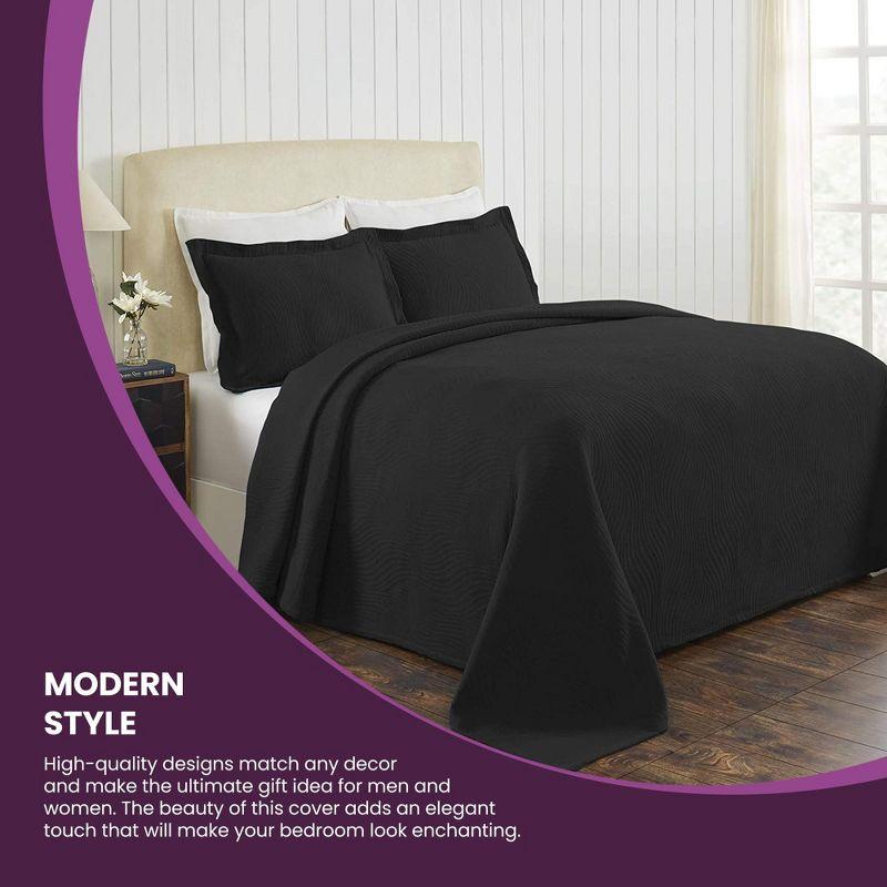 Blue Nile Mills Sateen Coverlet Set