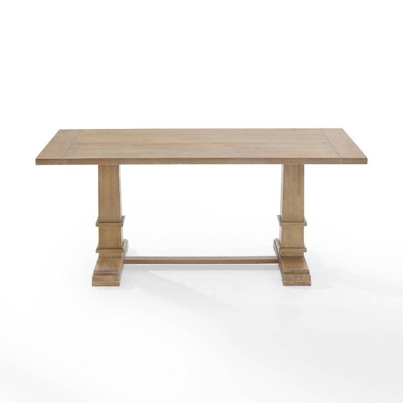 Joanna Rectangle Dining Table Rustic Brown - Crosley