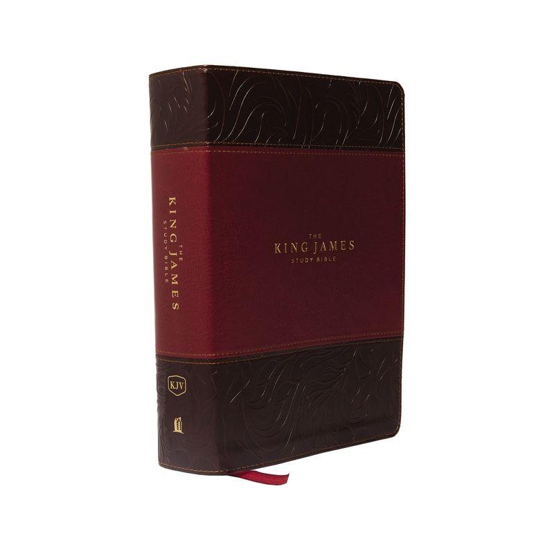 Large Print Burgundy Imitation Leather King James Study Bible